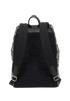 Saddle Backpack, &pound;1,800, Handbags, Navy, Canvas/Leather, Back view
